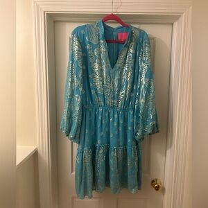 Lilly Pulitzer Joella Silk Dress size 16